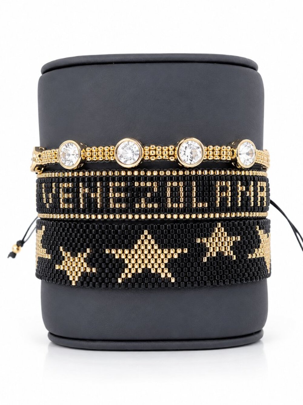 Gold Venezuela Venezolana Bracelet Stack | Handmade Jewelry - Picture 5 of 7